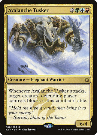 Avalanche Tusker [Khans of Tarkir] | Exor Games Summserside