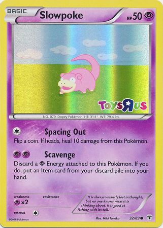Slowpoke (32/83) (Toys R Us Promo) [XY: Generations] | Exor Games Summserside