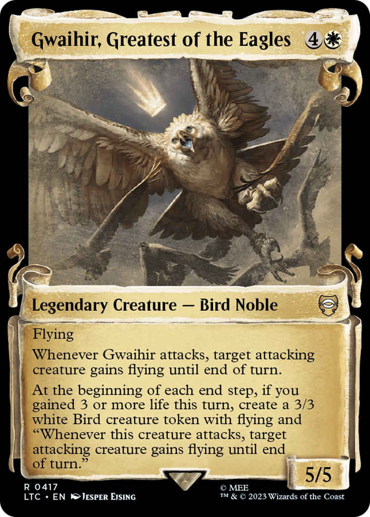 Gwaihir, Greatest of the Eagles [The Lord of the Rings: Tales of Middle-Earth Commander Showcase Scrolls] | Exor Games Summserside