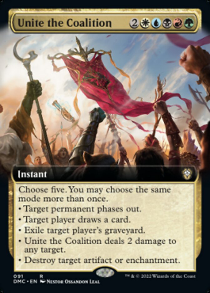 Unite the Coalition (Extended Art) [Dominaria United Commander] | Exor Games Summserside