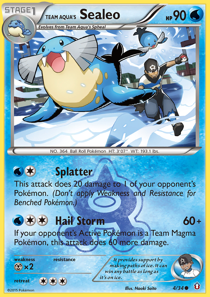 Team Aqua's Sealeo (4/34) [XY: Double Crisis] | Exor Games Summserside