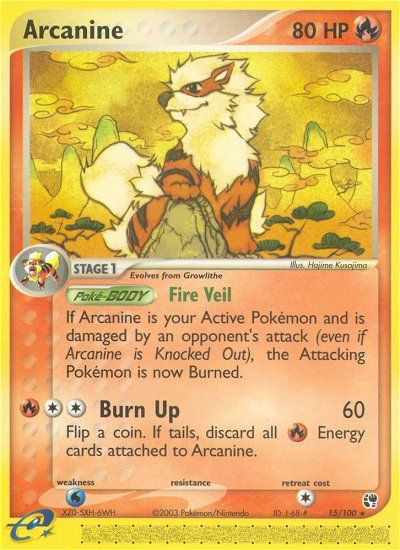 Arcanine (15/100) [EX: Sandstorm] | Exor Games Summserside