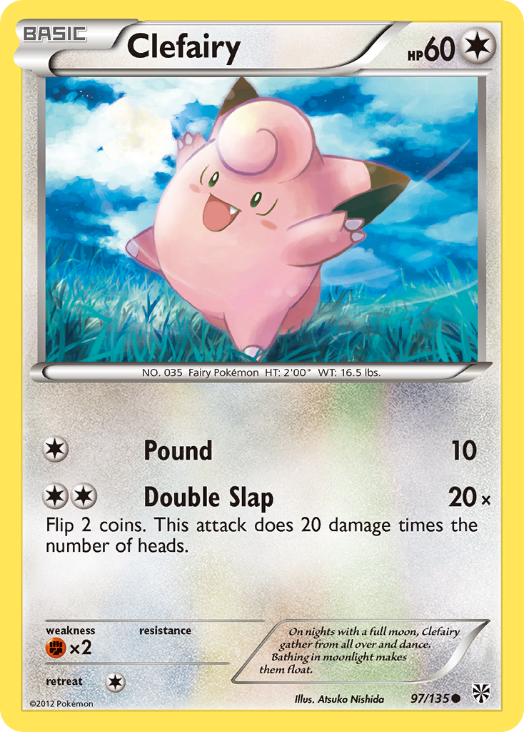 Clefairy (97/135) [Black & White: Plasma Storm] | Exor Games Summserside