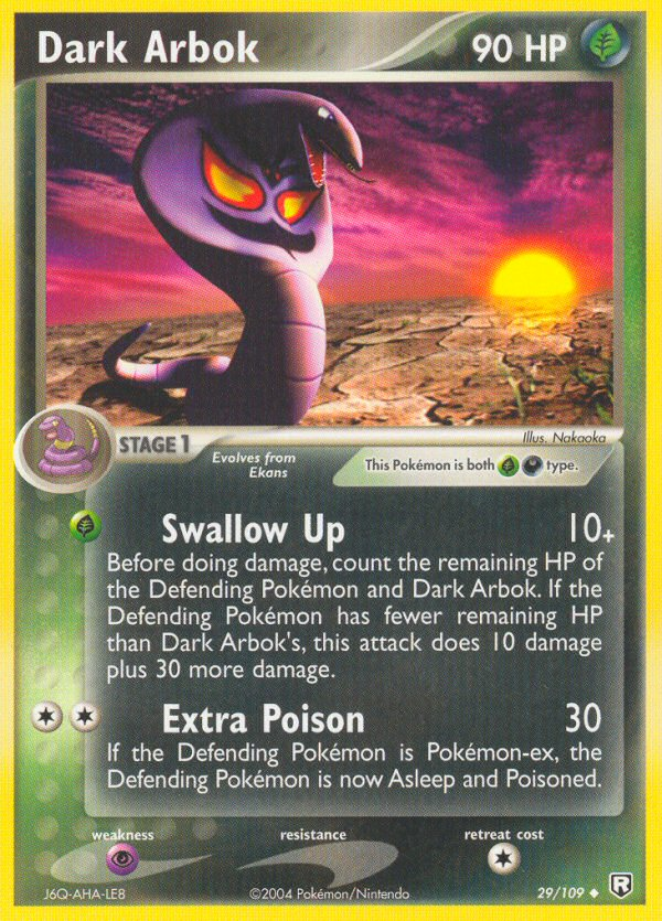 Dark Arbok (29/109) [EX: Team Rocket Returns] | Exor Games Summserside