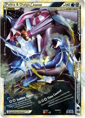 Palkia & Dialga LEGEND (101/102) (Jumbo Card) [HeartGold & SoulSilver: Triumphant] | Exor Games Summserside