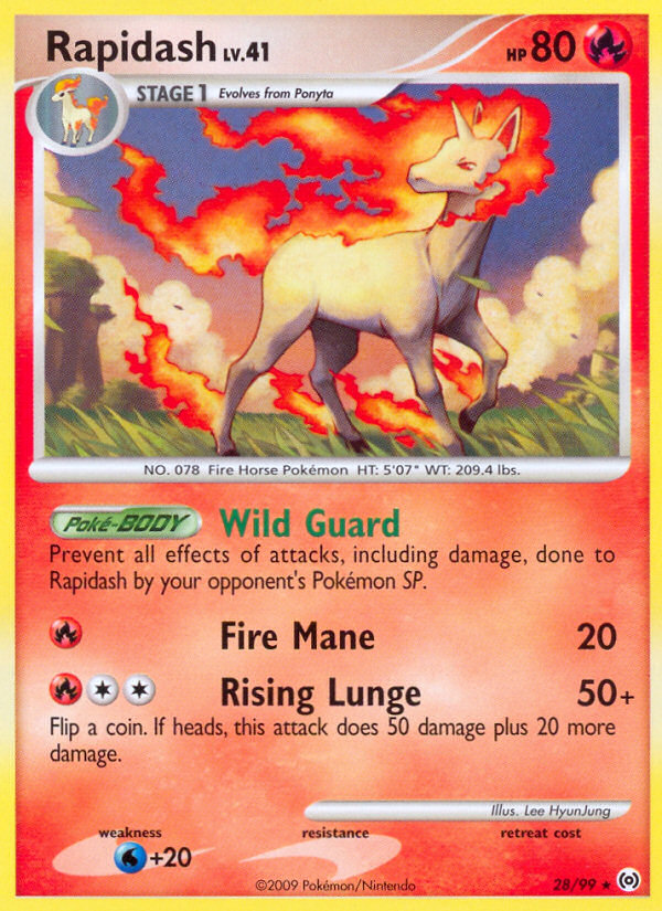 Rapidash (28/99) [Platinum: Arceus] | Exor Games Summserside