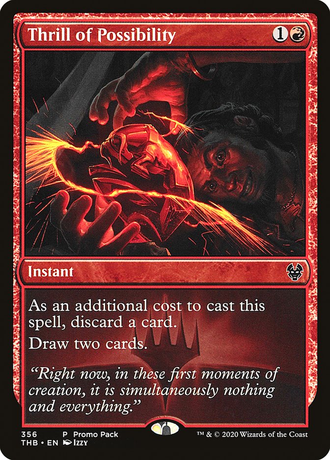 Thrill of Possibility (Promo Pack) [Theros Beyond Death Promos] | Exor Games Summserside