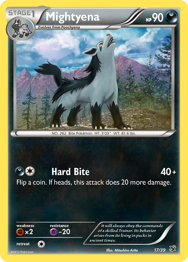 Mightyena (17/39) [XY: Kalos Starter Set] | Exor Games Summserside