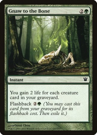 Gnaw to the Bone [Innistrad] | Exor Games Summserside