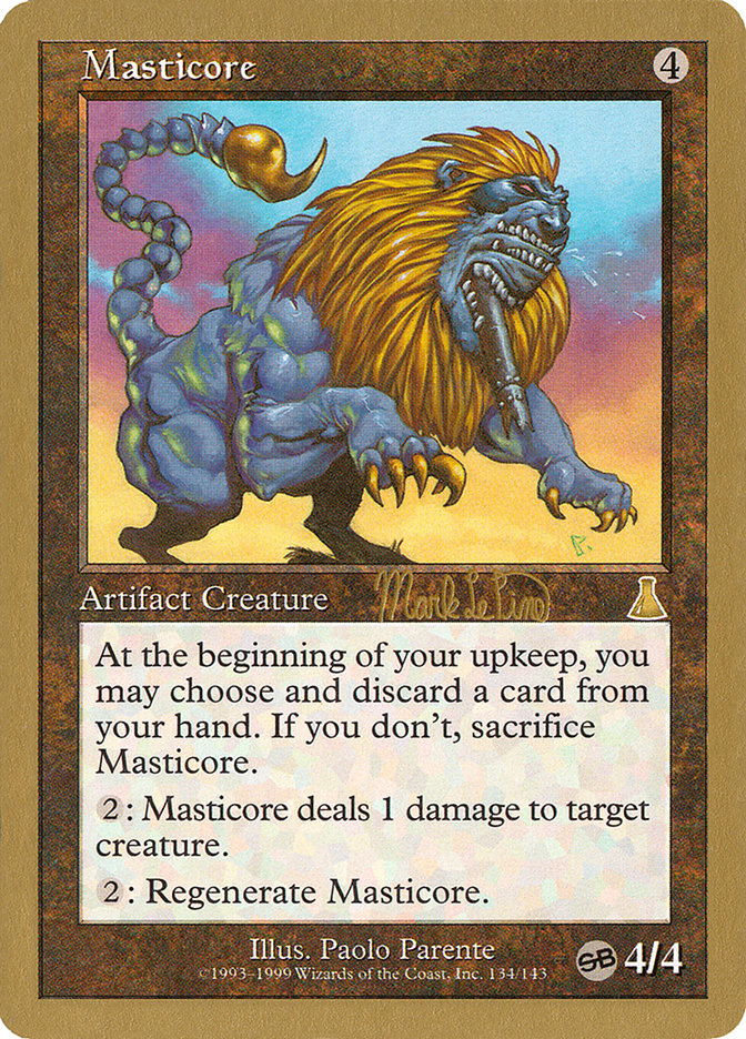 Masticore (Mark Le Pine) (SB) [World Championship Decks 1999] | Exor Games Summserside