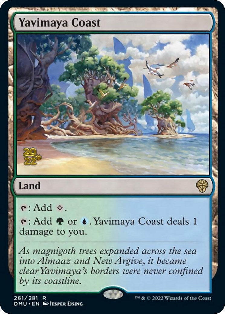 Yavimaya Coast [Dominaria United Prerelease Promos] | Exor Games Summserside