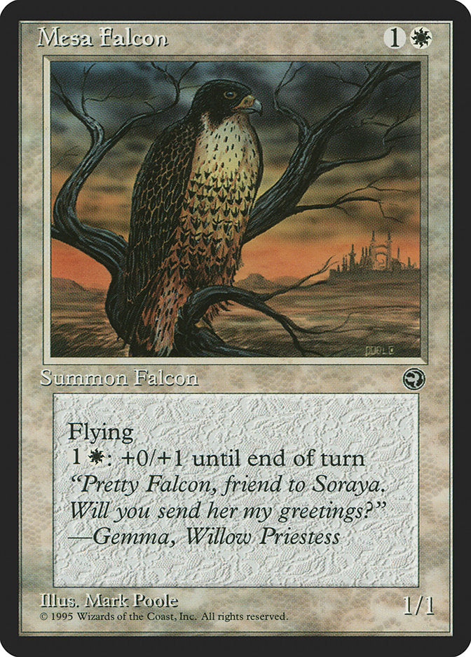 Mesa Falcon (Gemma Flavor Text) [Homelands] | Exor Games Summserside