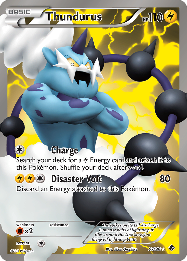 Thundurus (97/98) [Black & White: Emerging Powers] | Exor Games Summserside