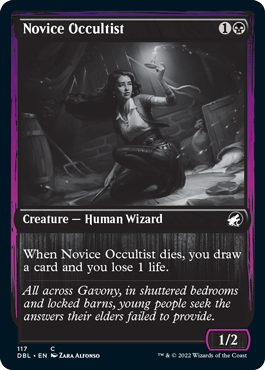 Novice Occultist [Innistrad: Double Feature] | Exor Games Summserside