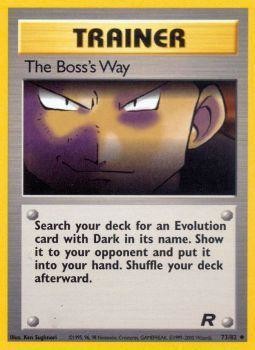 The Boss's Way (73/82) [Team Rocket Unlimited] | Exor Games Summserside