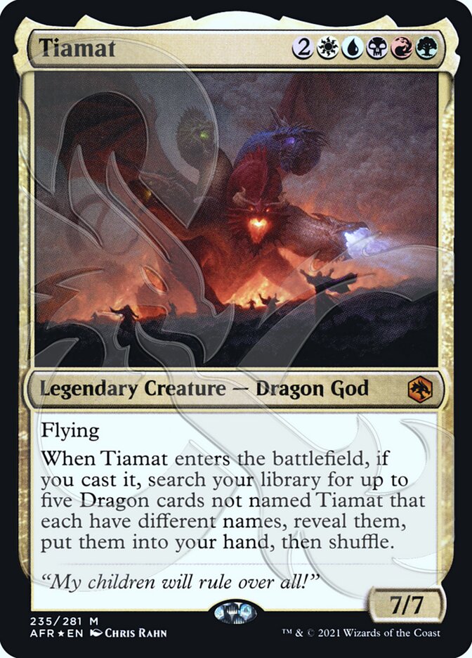 Tiamat (Ampersand Promo) [Dungeons & Dragons: Adventures in the Forgotten Realms Promos] | Exor Games Summserside