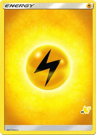 Lightning Energy (Pikachu Stamp #35) [Battle Academy 2020] | Exor Games Summserside