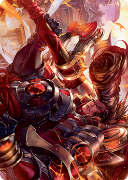 Upriser Renegade Art Card [Kamigawa: Neon Dynasty Art Series] | Exor Games Summserside