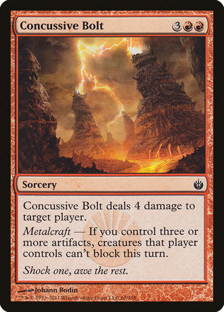 Concussive Bolt [Mirrodin Besieged] | Exor Games Summserside