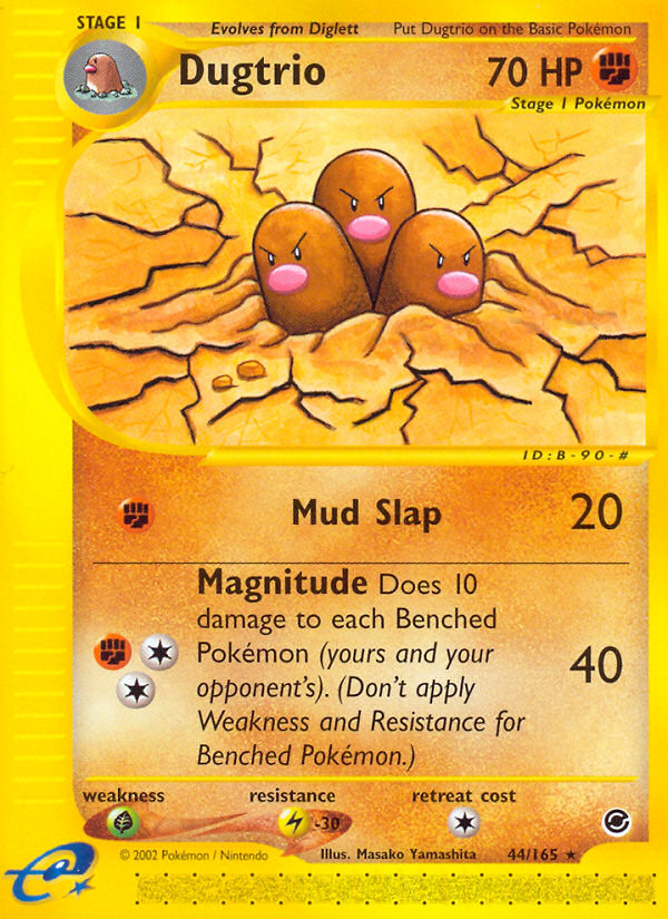 Dugtrio (44/165) [Expedition: Base Set] | Exor Games Summserside