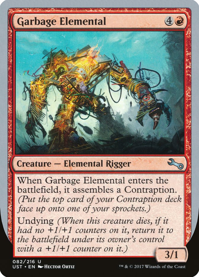 Garbage Elemental (3/1 Creature) [Unstable] | Exor Games Summserside
