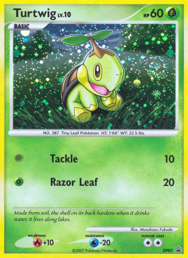 Turtwig (DP01) [Diamond & Pearl: Black Star Promos] | Exor Games Summserside