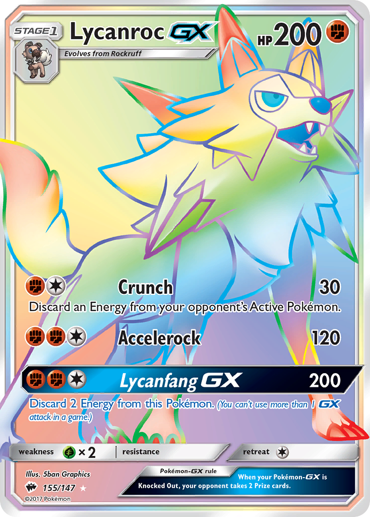 Lycanroc GX (155/147) [Sun & Moon: Burning Shadows] | Exor Games Summserside