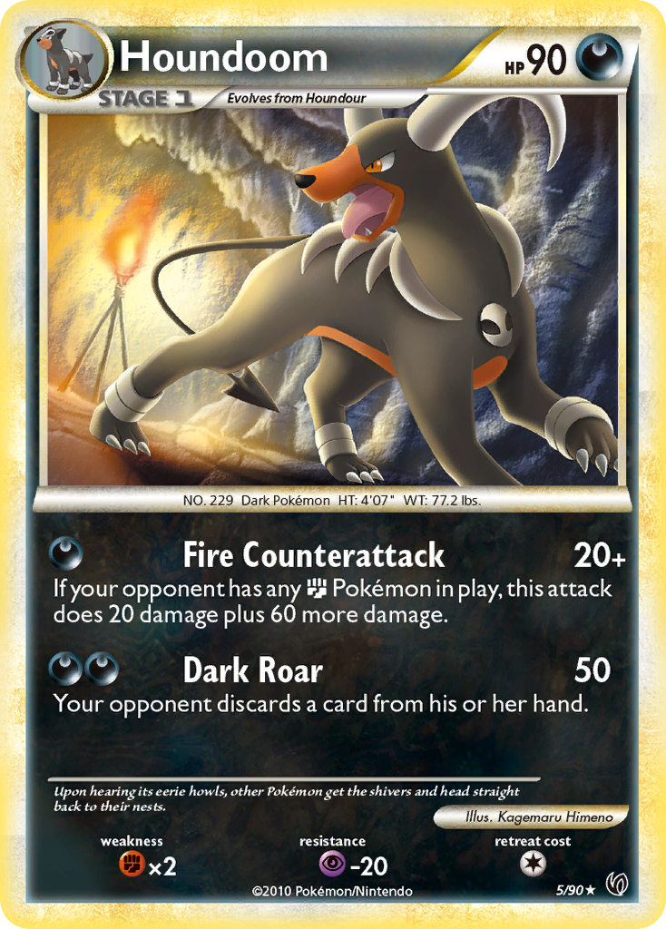 Houndoom (5/90) [HeartGold & SoulSilver: Undaunted] | Exor Games Summserside