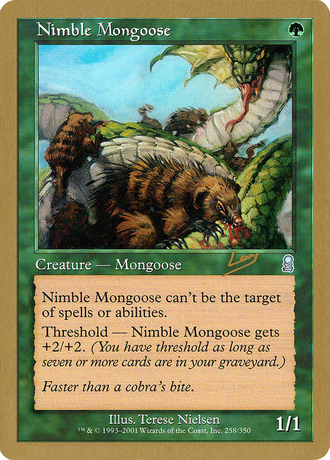 Nimble Mongoose (Raphael Levy) [World Championship Decks 2002] | Exor Games Summserside