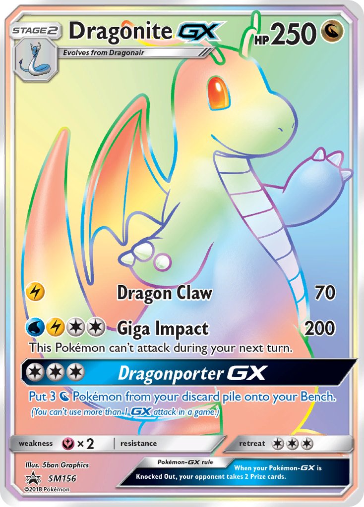 Dragonite GX (SM156) [Sun & Moon: Black Star Promos] | Exor Games Summserside