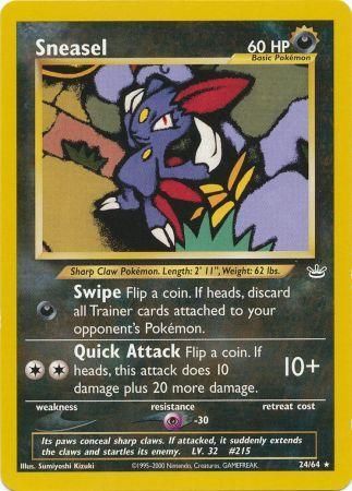 Sneasel (24/64) [Neo Revelation Unlimited] | Exor Games Summserside