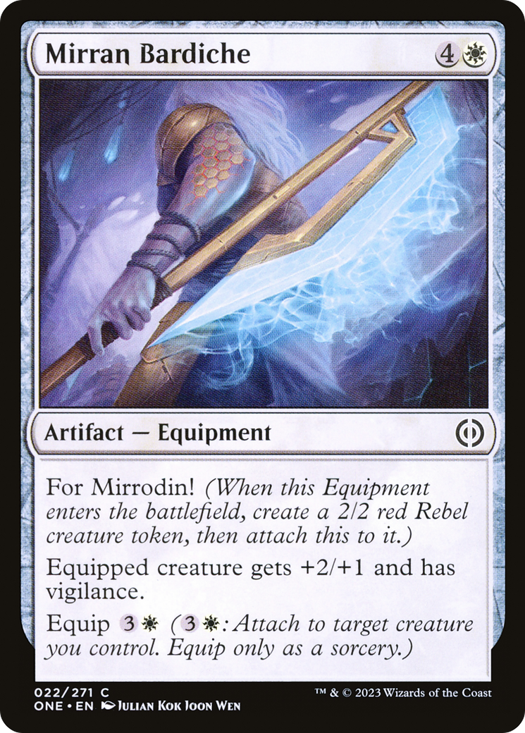 Mirran Bardiche [Phyrexia: All Will Be One] | Exor Games Summserside