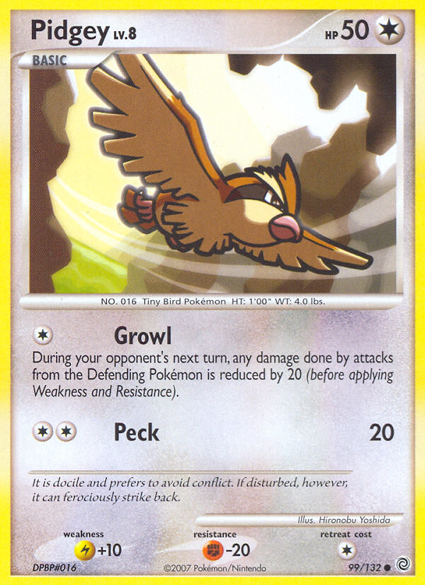 Pidgey (99/132) [Diamond & Pearl: Secret Wonders] | Exor Games Summserside