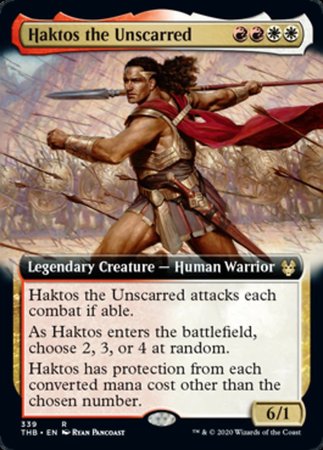 Haktos the Unscarred (Extended Art) [Theros Beyond Death] | Exor Games Summserside