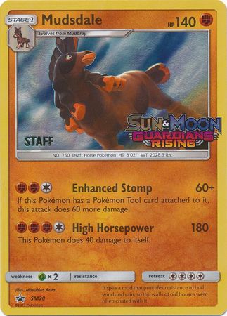 Mudsdale (SM20) (Staff Prerelease Promo) [Sun & Moon: Black Star Promos] | Exor Games Summserside