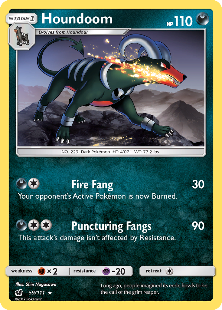 Houndoom (59/111) [Sun & Moon: Crimson Invasion] | Exor Games Summserside