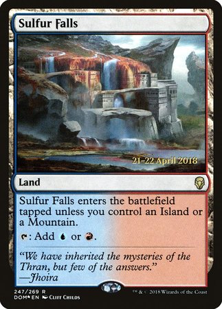 Sulfur Falls [Dominaria Promos] | Exor Games Summserside