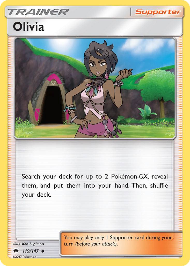 Olivia (119/147) [Sun & Moon: Burning Shadows] | Exor Games Summserside