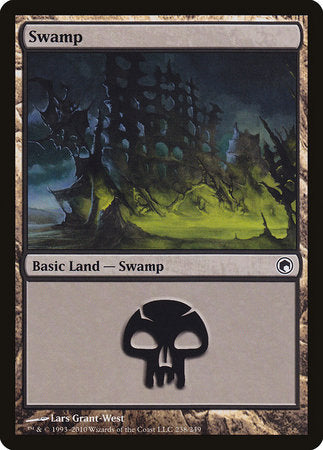 Swamp (238) [Scars of Mirrodin] | Exor Games Summserside