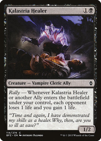 Kalastria Healer [Battle for Zendikar] | Exor Games Summserside