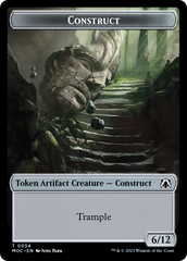 Phyrexian Golem // Construct Double-Sided Token [March of the Machine Commander Tokens] | Exor Games Summserside