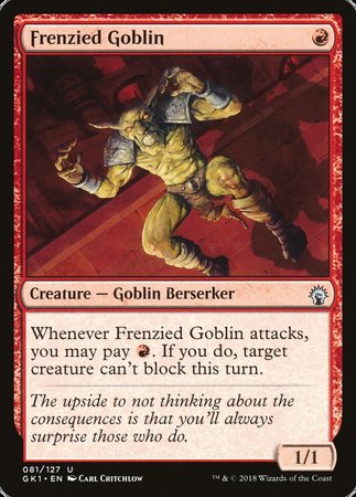 Frenzied Goblin [GRN Guild Kit] | Exor Games Summserside