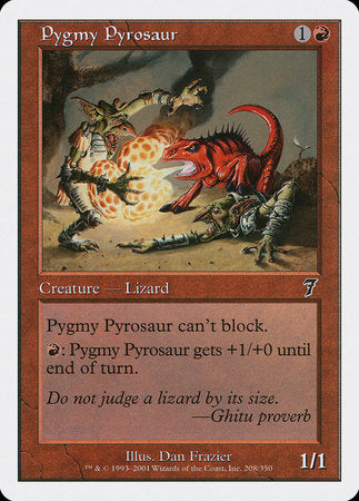 Pygmy Pyrosaur [Seventh Edition] | Exor Games Summserside