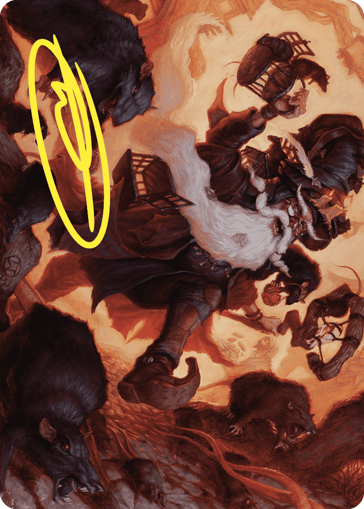 Tattered Ratter Art Card (Gold-Stamped Signature) [Wilds of Eldraine Art Series] | Exor Games Summserside