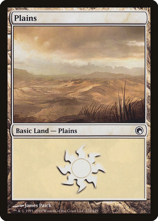 Plains (232) [Scars of Mirrodin] | Exor Games Summserside