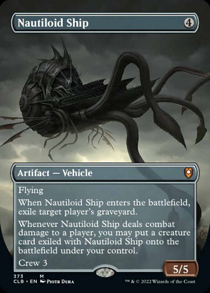 Nautiloid Ship (Borderless Alternate Art) [Commander Legends: Battle for Baldur's Gate] | Exor Games Summserside