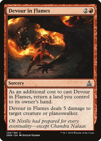 Devour in Flames [Oath of the Gatewatch] | Exor Games Summserside