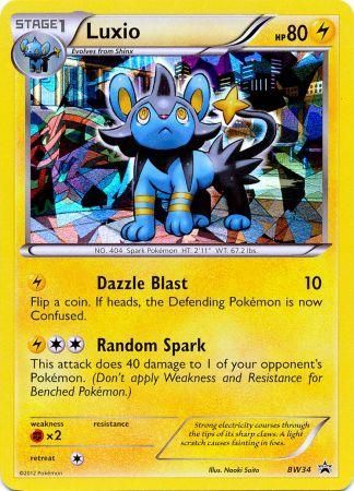 Luxio (BW34) (Cracked Ice Holo) [Black & White: Black Star Promos] | Exor Games Summserside