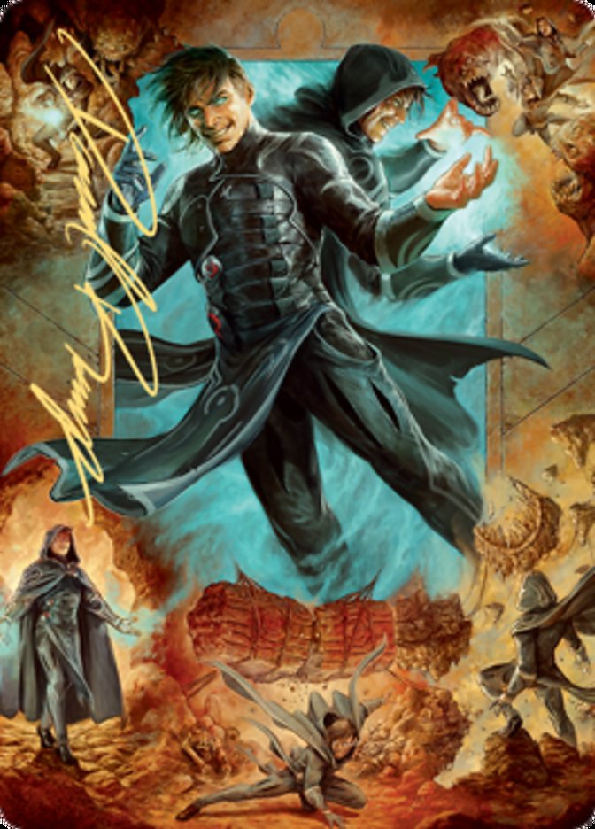 Jace, Mirror Mage 2 Art Card (Gold-Stamped Signature) [Zendikar Rising Art Series] | Exor Games Summserside