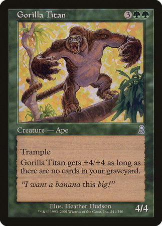 Gorilla Titan [Odyssey] | Exor Games Summserside